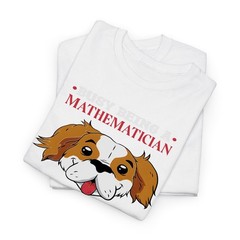 Dog Lover Women Math Teacher Mom School Gift Men T Shirt