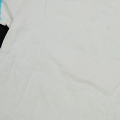 Rare Vintage GUESS Products Triple Spell Out T Shirt 90s White Red Green Blue L