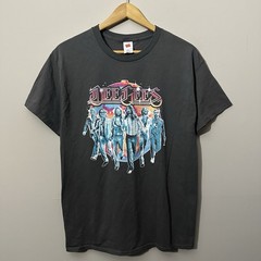 Foo Fighters Dee Gees Hail Satin T Shirt Adult Size Large Gray Double Sided