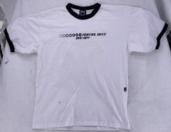 Bad Boy Shirt Men’s Size Large White 1990’s Mixed Martial Arts MMA FLAWS