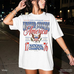 July 4th 1776 National Champions Funny T-Shirt, America 250th Anniversary