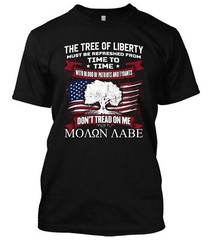 The Tree Of Liberty New Men’s Shirt Donald Trump USA Flag Patriotic Liberal Tee