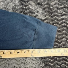 Men’s Buck Mason Henley Long Sleeve Cotton Size XL Blue NWT