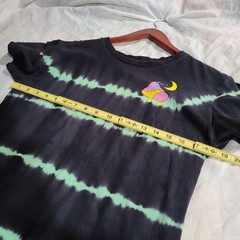 ALAB Mushroom Psychedelic Tie Dye Graphic T-shirt Take A Trip Men Medium Black