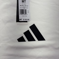 Adidas ZNE T Shirt Men’s Size Medium Tall White Short Sleeve New