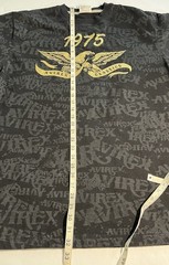 Avirex Classics Golden Eagle Tee 1975 AOP Streetwear Hip Hop Men’s Sz XL T Shirt