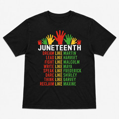 Juneteenth Inspirational Leaders T-Shirt | Black History Month Graphic Tee