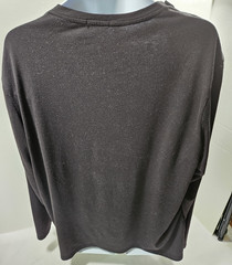 Deyeck black XL long sleeve crewneck snap entry shoulder/sleeve SURGICAL (1)