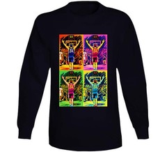 Braylon Mullins The Shot Basketball Fan Warhol Parody Gift T Shirt