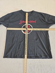 3 Inches Of Blood Vtg Y2K Band T-Shirt Mens Sz XL Black Concert Music Metal