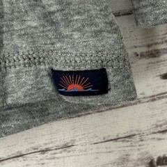 Faherty Henley Shirt Men’s XL Gray Heathered Cloud Cotton Casual Long Sleeve