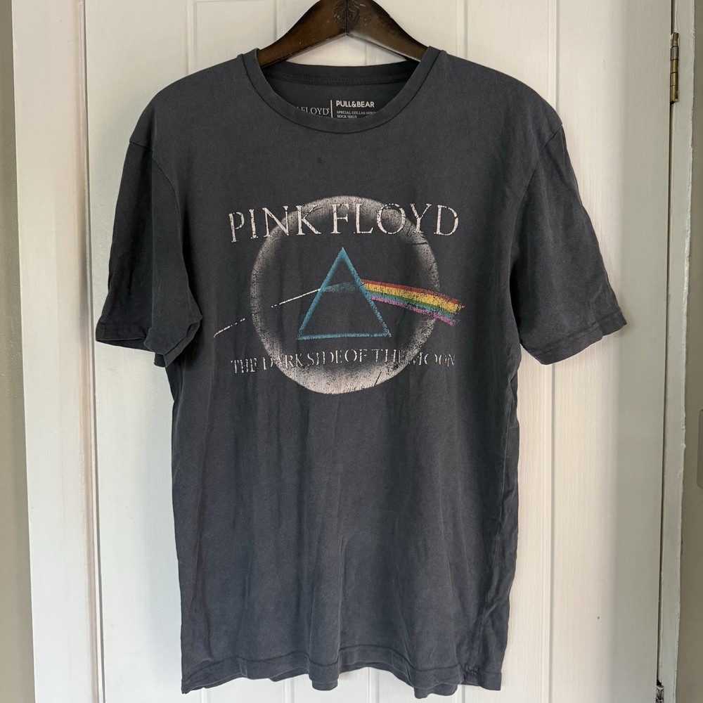 Floyd T Shirt Dark Side Of The Moon Album Shirt Small S Pull And Bear Grey Blue