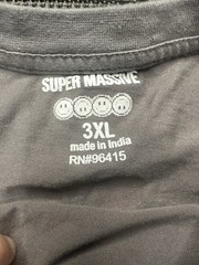 Y2K Brooklyn Graphic T Shirt Mens 3XL Gray Oversized Streetwear Graffiti