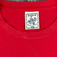 Vintage Ford Mustang USA Long Sleeve T Shirt XL Red Fox Body Single Stitch