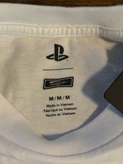 Playstation PS1 Logo T-Shirt Mens Medium White NWT Retro Gaming American Eagle