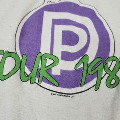 Vintage 1987 Deep Purple House Of Blue Light Tour Double Sided Tshirt Large