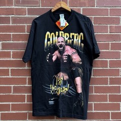 Vintage 90s Goldberg Fear The Spear WCW Shirt Size Large Men’s Wrestling NWT