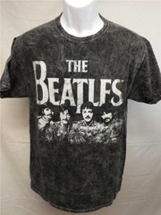 New The Beatles Adult Unisex Mens S-M-L Licensed Black Shirt $24