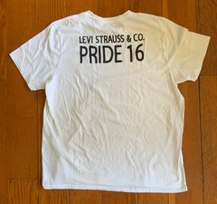 Levi’s Pride Harvey Milk LGTBQ T-Shirt XXL 2016 San Francisco Gay Interest