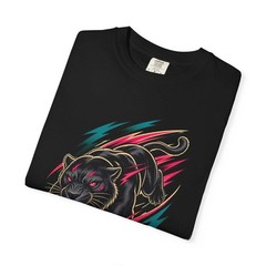 Retro Sport Saber Panther T-Shirt Graphic