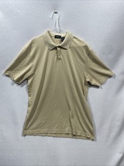 CLAIBORNE Men’s Size Large Beige Polo Shirt