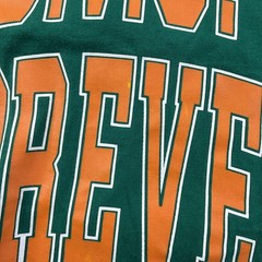 OVO T-Shirt Men Sz L Forever October’s Very Own Drake Owl Green Owl Double Sided
