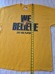 Vintage Golden State Warriors ‘We Believe’ T-Shirt Men’s XL 2007 NBA Playoffs