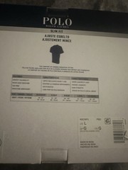 Polo Ralph Lauren Men’s Black Slim Fit Crew-Neck 5 Pack T-Shirts, Large