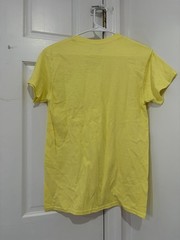 Crystal Wolf Men’s Yellow Pride Graphic Print Crew Neck T-Shirt Short Sleeve S