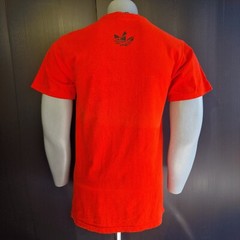 Adidas Originals Big Trefoil Logo T-Shirt Men’s M Red Crew Neck Graphic Tee