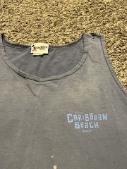 Vintage 90’s Caribbean Beach Resort Faded Tank Top Single Stitch Sz 2XL Rare
