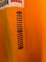 NWT Fossil Brand Coastal Patrol Hawaii T-shirt Yellow Size Extra Large