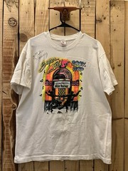 Vintage 80’s Mike Harvey Signed Super Gold Sock Hop Disney DJ Shirt Men’s XL