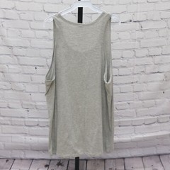 Knocker Men’s Solid Gray XL Grey Tank Top 100% Cotton Made in Bangladesh RN65914