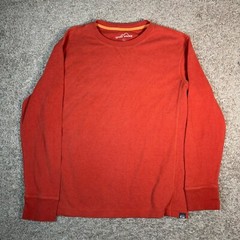 Eddie Bauer Thermal Long Sleeve Shirt Layering Top Waffle Knit Mens L