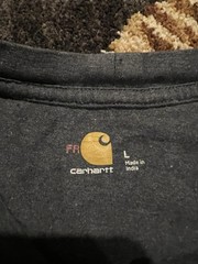 🟥🔥🟥 CARHARTT FR FLAME-RESISTANT FORCE LARGE T-SHIRT LONG SLEEVE POCKET CAT 2