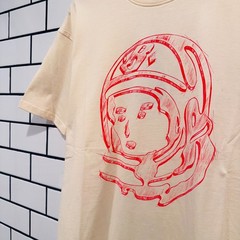 BILLIONAIRE BOYS CLUB BBC HELMET SKETCH SS TEE ECRU