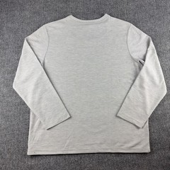 Tommy Bahama Mens XL Gray Long Sleeve Waffle Knit Crewneck Marlin Logo ZTB97769