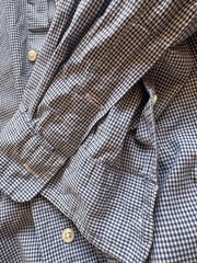 Ralph Lauren Blake Check Shirt L Cotton Used Red Embroidered For 14Y+ Japan