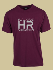 MEN WOMENS TEE TSHIRT UNISEX WALKING HR VIOLATION OFFICE WORKER CLOWN FUNNY GIFT