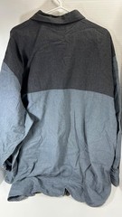 The Foundry Supply Co Young Men’s 3XL Long Sleeve Shirt Button Down 2 Tone Gray