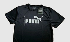 PUMA Logo Men’s Dry Cell Short-Sleeve T-Shirt Black Size 2XL NEW