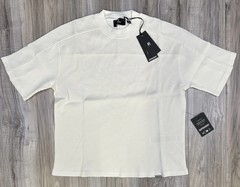 Represent Waffle T-Shirt Flat White Mens Size Small Oversized Boxy Fit NEW