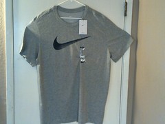 NEW NIKE Dri-FIT SPORTSWEAR “Jagged Edge Tee” MEN’S GREY T-SHIRT XL CZ9724-063