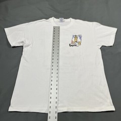 Vintage 90s Eugene Computer Dating Cartoon Shirt White Large Single Stitch VTG