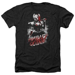 HARLEY QUINN QUINN CITY Licensed Adult Men’s Heather Tee Shirt SM-3XL