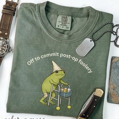 Post Surgery Funny Frog Shirt, Knee Hip Shoulder Ankle Replacement Recovery Gift