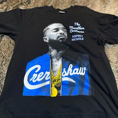 Nipsey Hussle “The Marathon Continues”Crenshaw Shaka wear Size XL