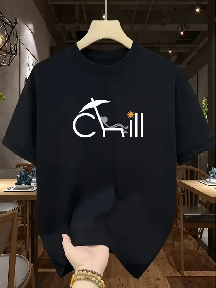 Plus Size Short-Sleeve T-Shirt – Breathable Round Neck Casual & Athletic Wear
