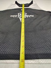 Under Armour Unisex S Max Exposure Lacrosse #34 BlackWhite Mesh Jersey Tank Top